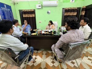 ଦଶରଥପୁରରେ ସମ୍ଭାବ୍ୟ ବନ୍ୟା ମୁକାବିଲା ପ୍ରସ୍ତୁତିର ସମୀକ୍ଷା